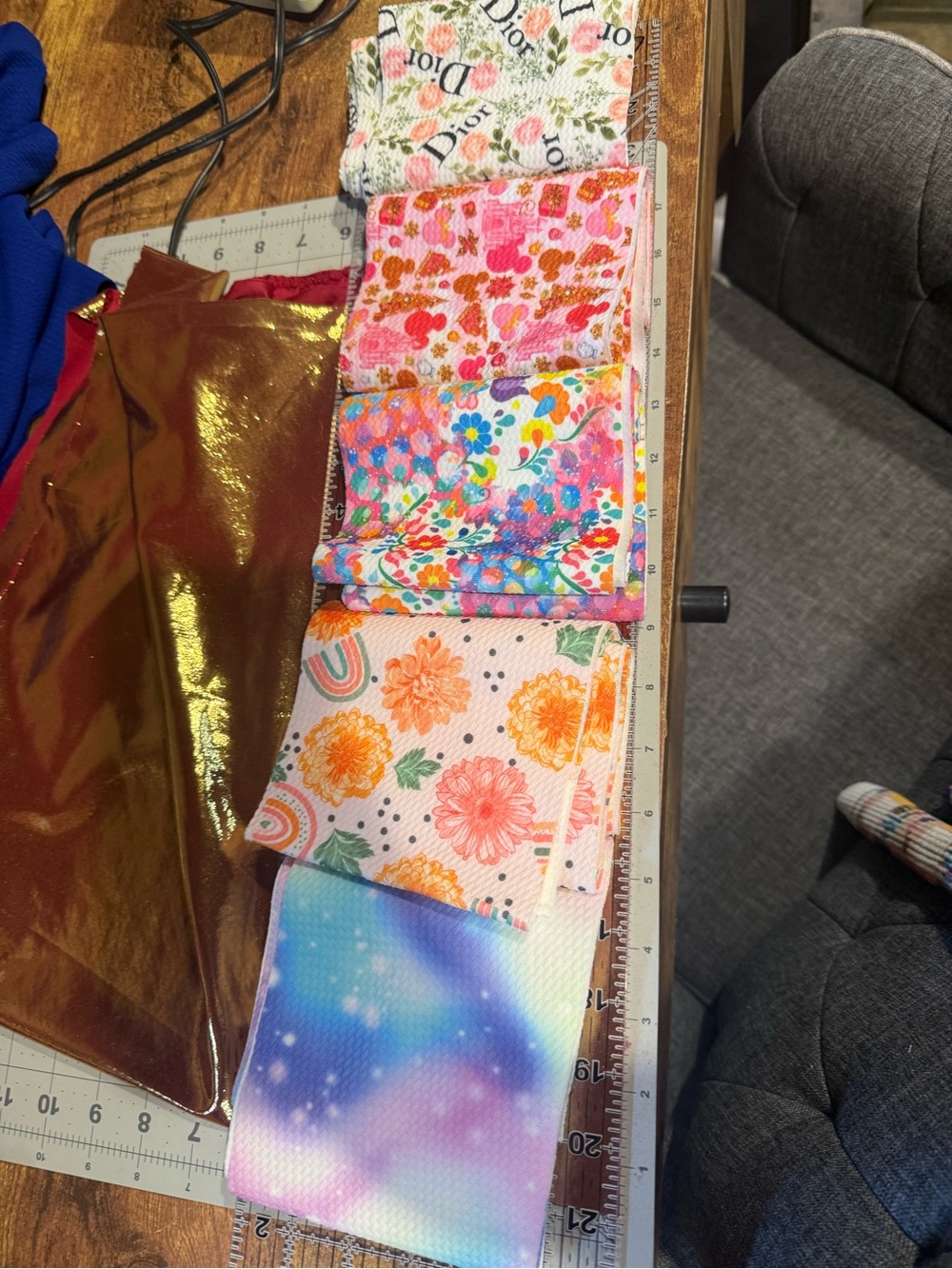 Hair bow fabric